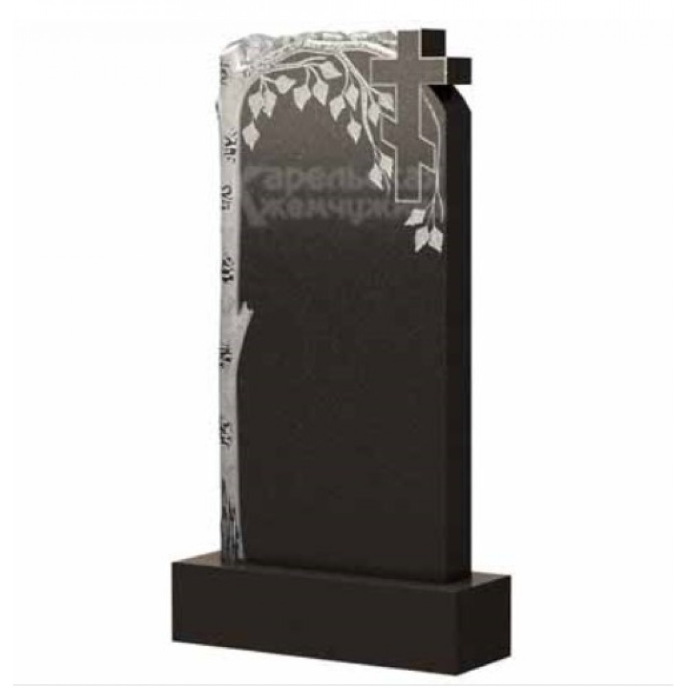 Памятник №170 Березка (круговая полировка)